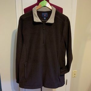 Like New Saddlebred Men’s Casual 1/4 Zip  Brown Pullover Sweater